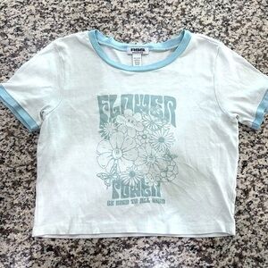 RSQ flower power baby tee from Tilly’s